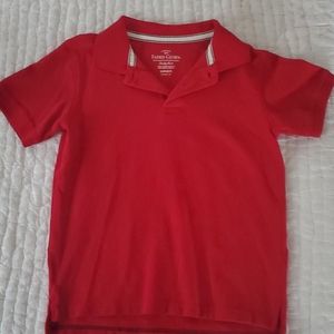 Polo shirt. Red. Small boys 6/7